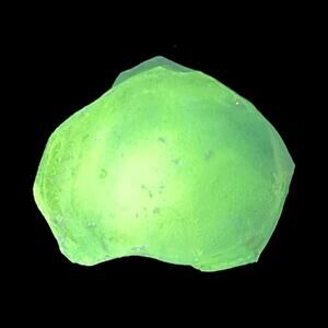 Cobalt Blue Art Glass Cullet Glowing Manganese Translucent Layered Slag #5GX143‎